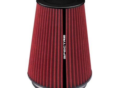 Spectre HPR Conical Air Filter 6in. Flange ID   7.719in. Base OD   5.219in. Top OD   10.25in. H For Discount