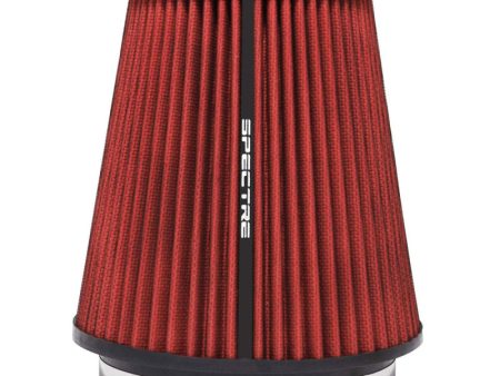 Spectre HPR Conical Air Filter 6in. Flange ID   7.719in. Base OD   8.5in. Tall - Red Cheap