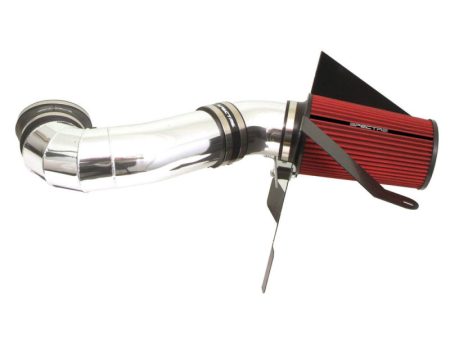 Spectre 05-09 Ford Mustang GT V8-4.6L F I Air Intake Kit - Polished w Red Filter For Discount