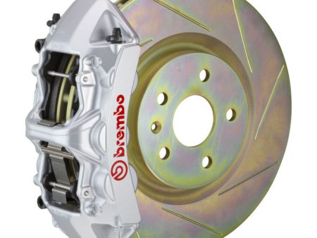 Brembo 05-14 Mustang GT Excl non-ABS Equipped Fr GT BBK 6Pist Cast 355x32 1pc Rtr Slot Type1-Silver Cheap