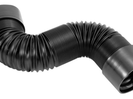 Spectre Air Duct Hose Kit 4in. OD (41in. Ducting   2 Threaded PVC Couplers) - Black Online now