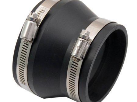 Spectre Coupler Reducer 4in. to 3in. (PVC) - Black Online Hot Sale