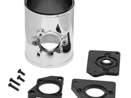 Spectre Air Flow Sensor Mount 3in. OD - Chrome on Sale