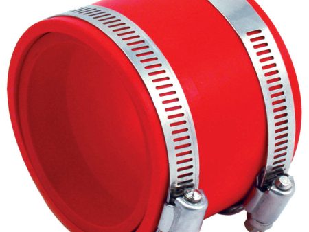 Spectre Coupler 3in. (PVC) w Insert - Red on Sale