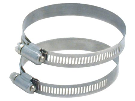 Spectre Worm Gear Hose Clamps 3in. - Set of 2 Online Sale