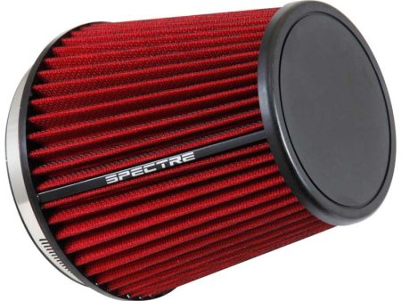 Spectre HPR Conical Air Filter 6in. Flange ID   7.313in. Base OD   7in. Tall - Red Hot on Sale